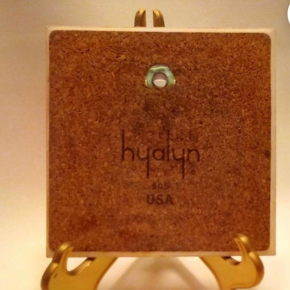 Vintage Hyalyn Southern Pottery Hot Pad Ceramic Trigger Fishing Scene Hot Plate - Picture 2 of 4